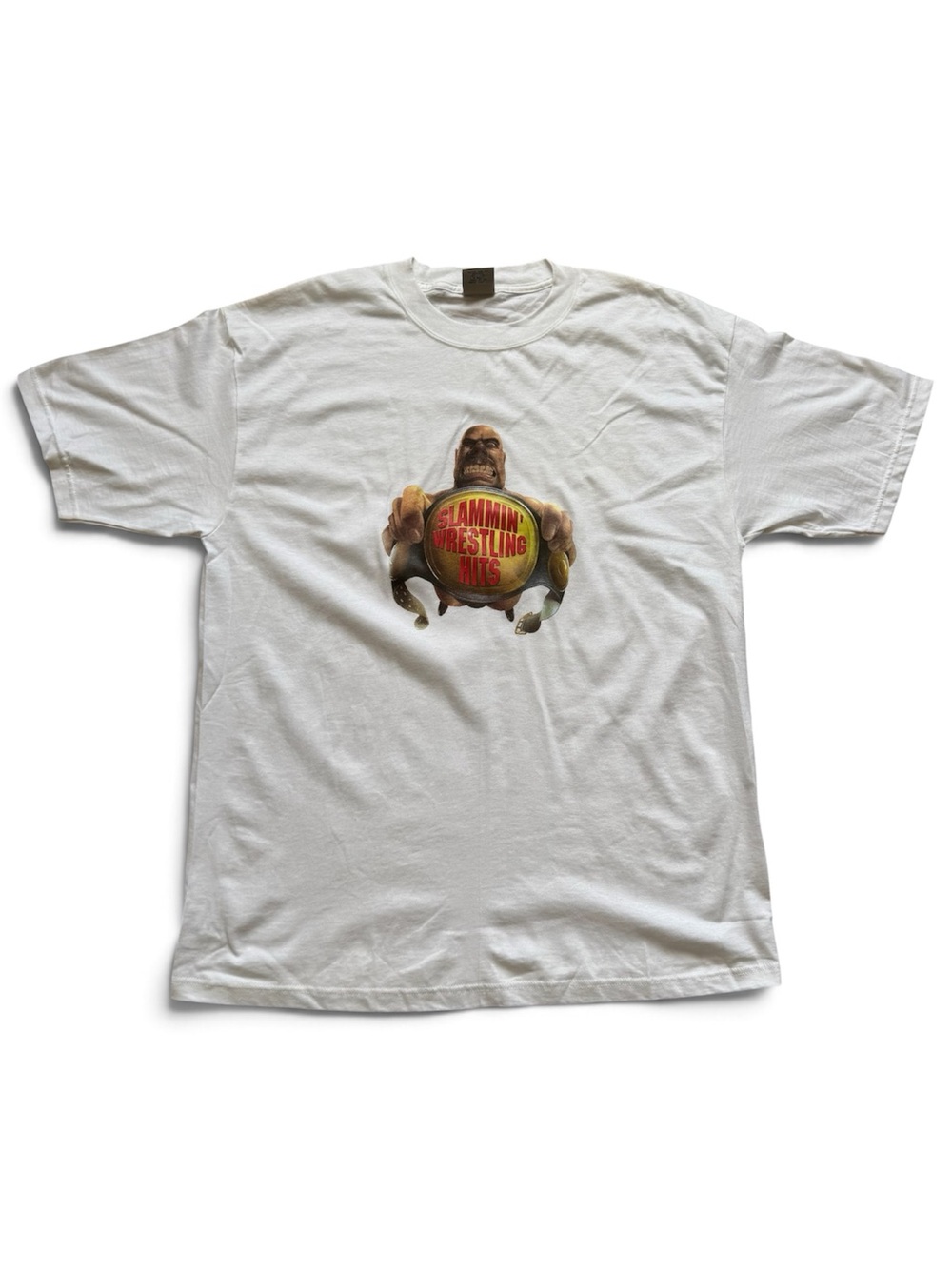 vintage WWE Slammin Wrestling Hits t shirt